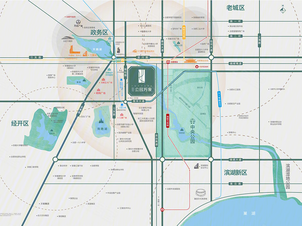 公园万象楼盘区位规划