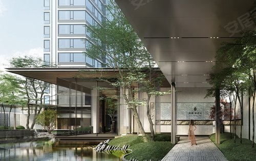 龙湖滨颂御湖境动态:风雨连廊连接小区下沉式会所-杭州安居客