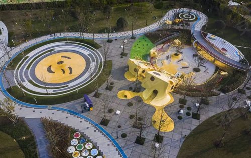 奶酪公园涂鸦停车场四柱广场生态绿廊样板间已开放等你来参观