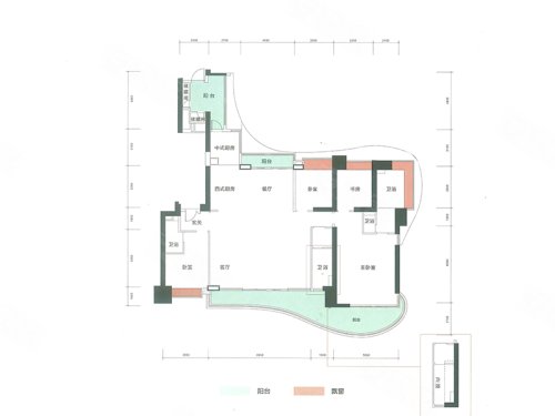 华发绿洋湾,4室2厅3卫,情侣北路铜鼓街88号,华发绿洋湾6#-1单元-11-1102 - 安居客