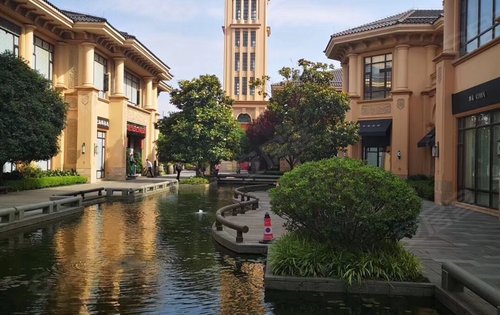 星河湾商业街实拍
