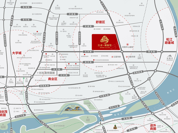 江承·桃源里,哈尔滨江承·桃源里房价,楼盘户型,周边配套,交通地图,呼兰大道与燕京路交汇处 - 安居客