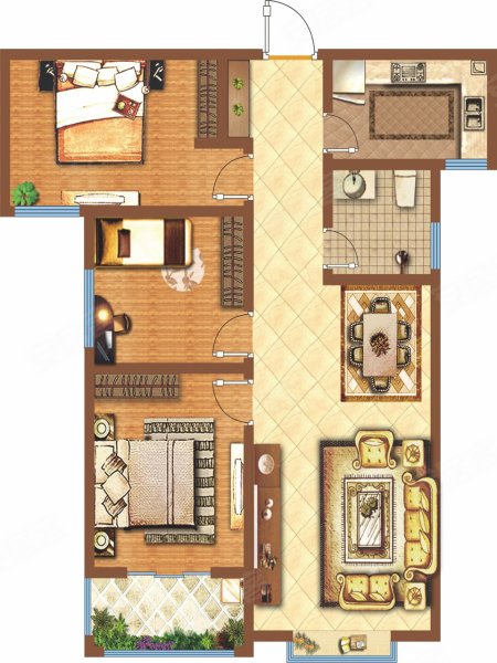 水木清华户型图