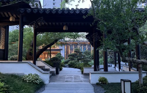 新中式园林景观实拍项目临时售楼处沙盘已呈现欢迎预约参观