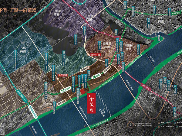 滨江金茂府,武汉滨江金茂府房价,楼盘户型,周边配套,交通地图,晴川大道与两湖路交汇处 - 安居客