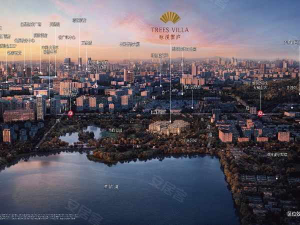 绿城咏溪雲庐,合肥绿城咏溪雲庐房价,楼盘户型,周边配套,交通地图,樊洼西路以南,半岛路以东 - 安居客