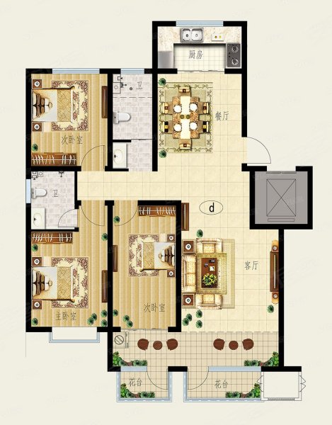 万城瑞府户型图