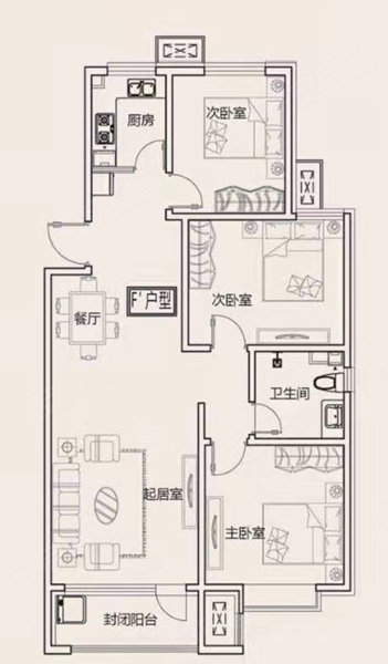 冀州锦绣华府户型图图片