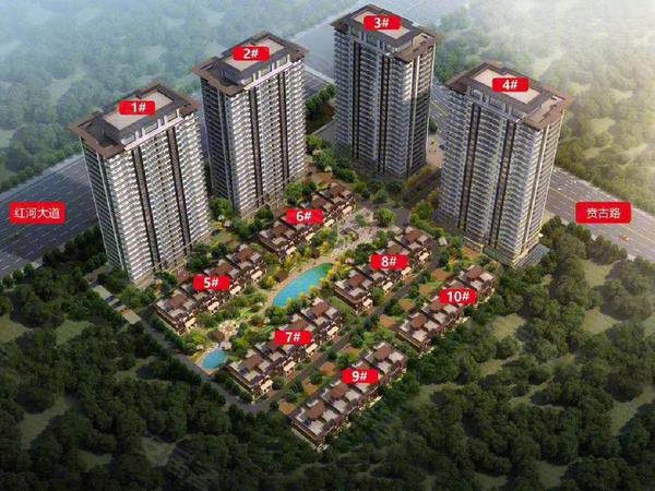 四季花城,红河四季花城房价,楼盘户型,周边配套,交通地图,红河大道与贲古路交叉口南侧(五大中心旁) - 安居客