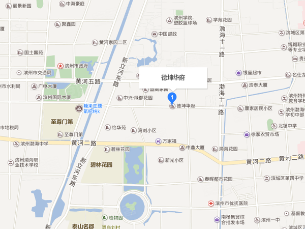 德坤华府,滨州德坤华府房价,楼盘户型,周边配套,交通地图,滨城区滨州