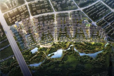 西安西咸新区泾河新城滨江翡翠城楼盘新房真实图片