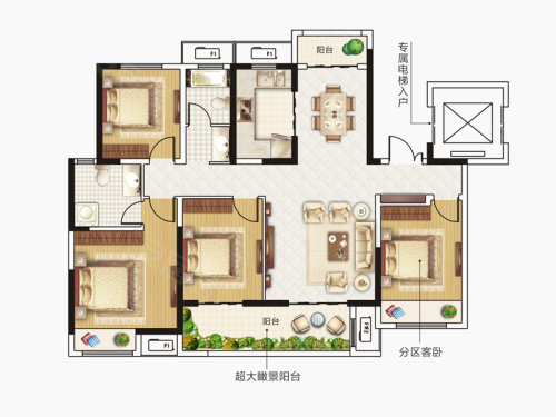 汝州建业公园里户型图图片