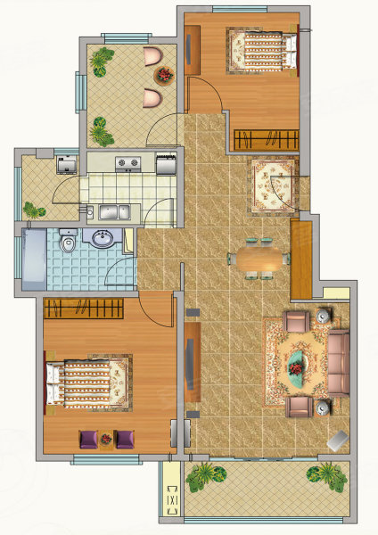 上海楼盘 浦东楼盘 临港新城楼盘 临港首府南 户型图(1/1) 视频加载中