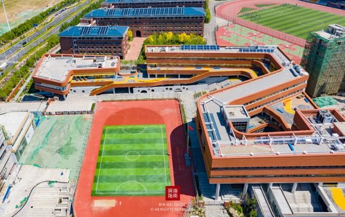 生态城33#地块上的南开小学项目建设开始提速,生态城居民将在不久的