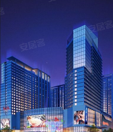 清江国际广场楼盘建筑物外景