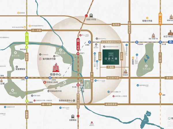 中国铁建花语天境,合肥中国铁建花语天境房价,楼盘户型,周边配套,交通地图,长江东大街与天长路交汇处北侧 - 安居客