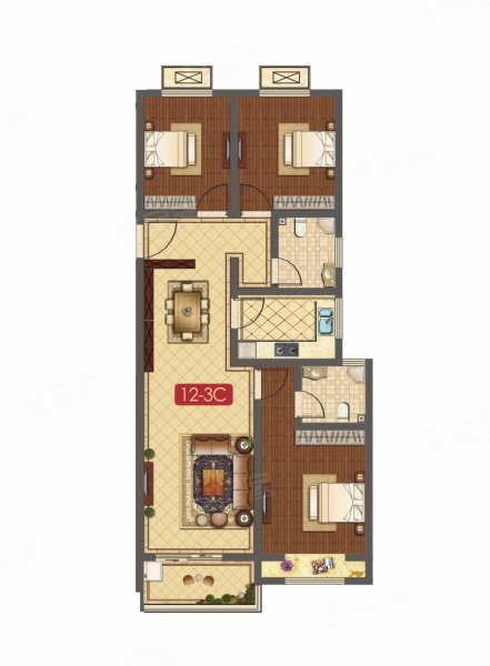 中达宜居锦苑户型图