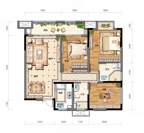 金科中泰上境户型图