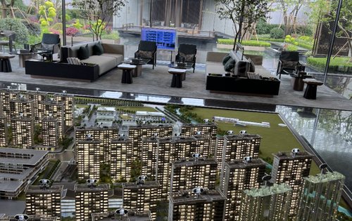 建发云启之江动态:沙盘模拟图片-杭州安居客