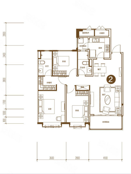 東營恒大黃河生態城戶型圖