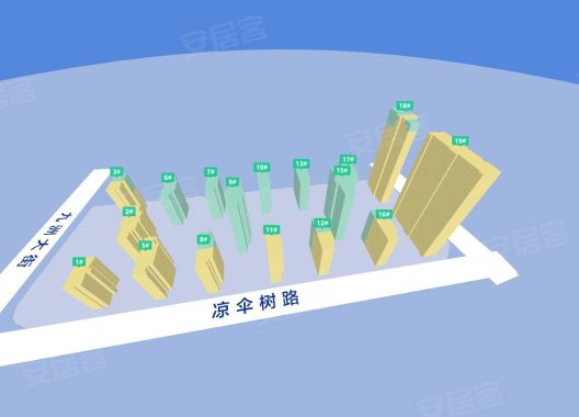 保利·琅悦，南昌保利·琅悦房价，楼盘户型，周边配套，交通地图，九洲大街以北，凉伞树路与云天路交汇处 - 安居客