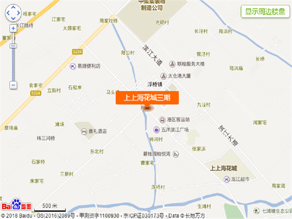 上上海花城三期楼盘区位规划
