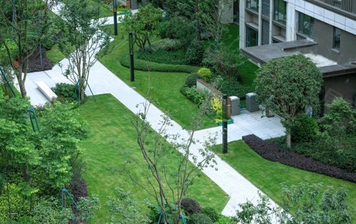 融创已交付的园林景观