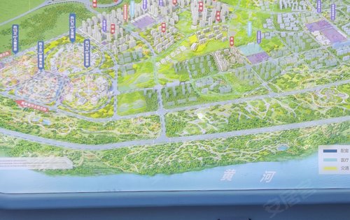 兰州恒大文化旅游城区位图沙盘