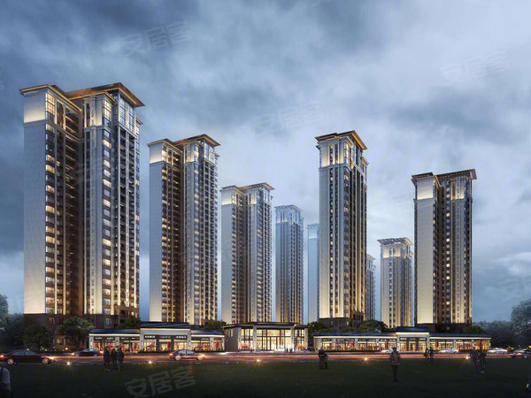 百色品润国宾府楼盘建筑物外景