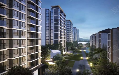 小高层洋房外立面效果图