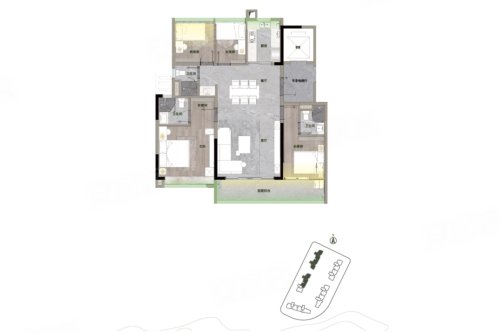 广州地铁地产·云平上品,4室2厅3卫,白云东平地铁站旁紧邻白云大道北（广从路）,广州地铁地产·云平上品6#-1单元-7-701 - 安居客