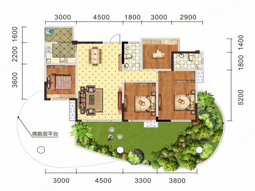 远达僰城首席户型图