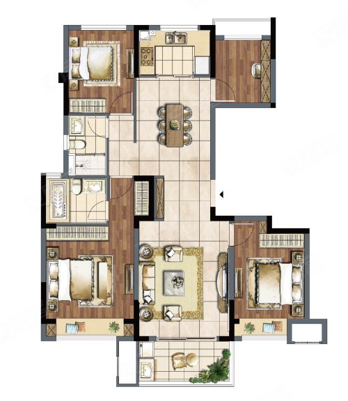 建发泱誉户型图