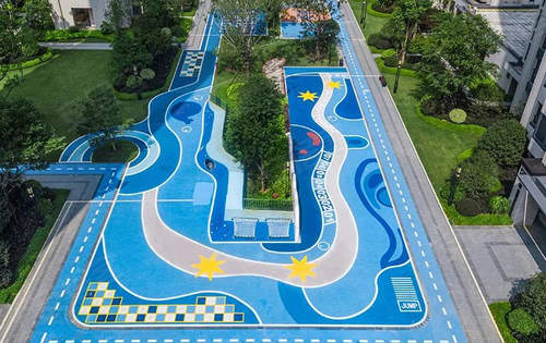 小区的活动场地,儿童开心小天地