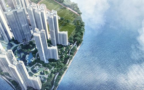 亚运城天珑组团三面环江产品临江而建面江而居