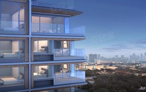仁恒祥生珊瑚世纪雅园动态:仁恒祥生西湖世纪,外立面采用大面积玻璃幕墙搭配木纹色干挂铝板,打造轻快时尚的风格...-杭州安居客