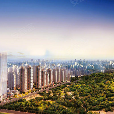 重庆渝北中央公园楼盘图片