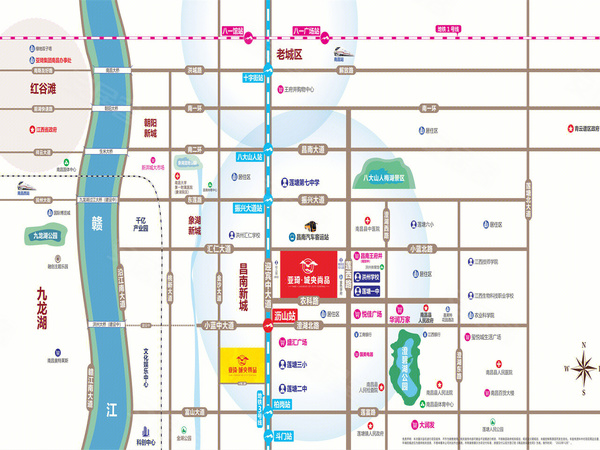 亚琦·城央尚品,南昌亚琦·城央尚品房价,楼盘户型,周边配套,交通地图,莲塘镇莲塘一中旁(金色学府西侧) - 安居客