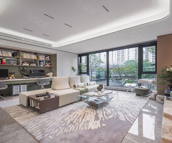 建发云境103平户型,建发云境3室2厅2卫1厨约103.00平米户型图,朝南朝向 - 南平安居客