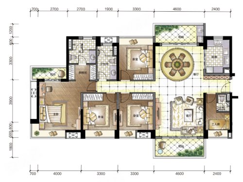 九洲保利天和户型图