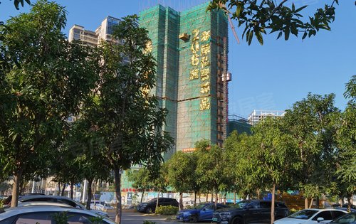 滨海明珠轩动态:1号楼工程进度:已达22层,工地17楼实景图-湛江安居客