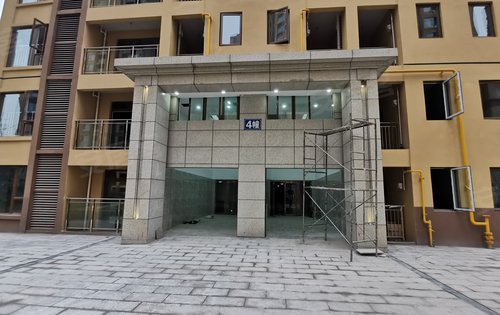 工程即将完工四街区四号楼大厅展示