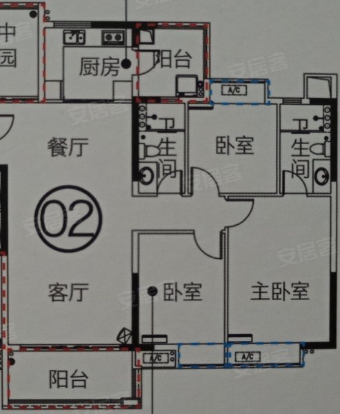 筠州华府户型图
