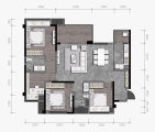 中建御湖壹号楼层平面图