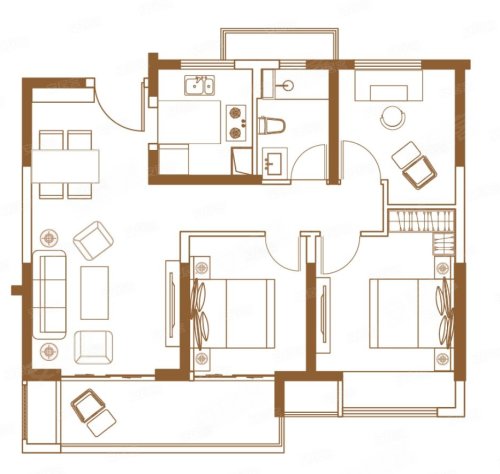 吉宝凌云峰阁户型图