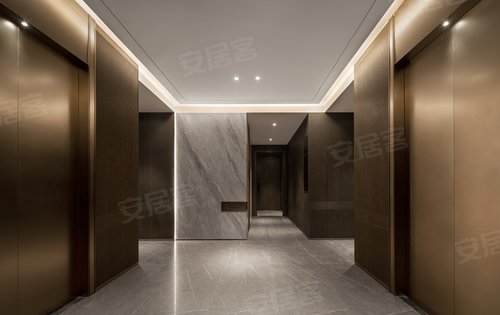 电梯厅走廊实景图