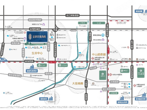 金地青城尚府,呼和浩特金地青城尚府房价,楼盘户型,周边配套,交通地图,光明大街以北,阿拉善北路以西 - 安居客