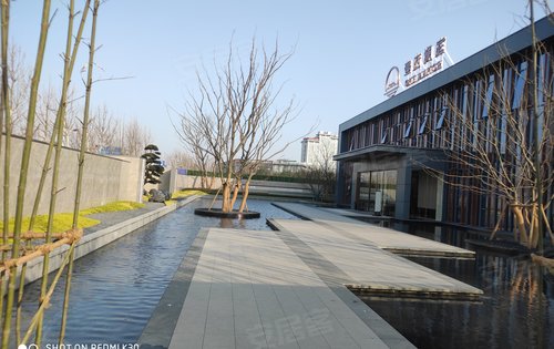 壹府澜庭售楼处一角