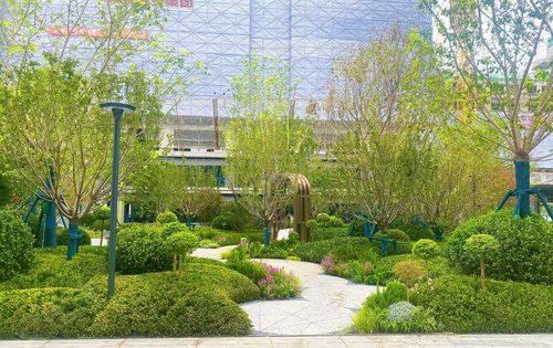 璟贤瑞庭动态:小区实景园林部分展示区-北京安居客