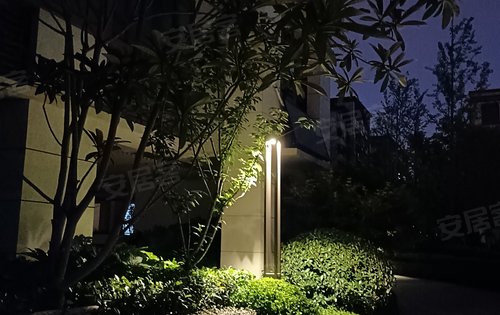 小区夜景图片真实图片图片